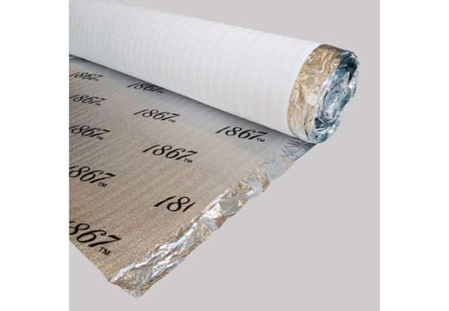 1867 Floors Sono + Aluminum Layer Foam Laminate Membrane 200 Sq.ft. Roll, 1867 Floors