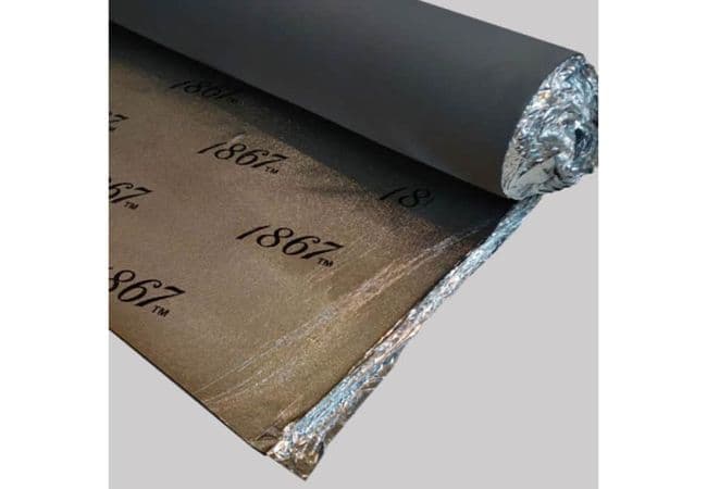 1867 Floors Sono + Eva Black Foam Foil Laminate Membrane 200 Sq.ft. Roll
