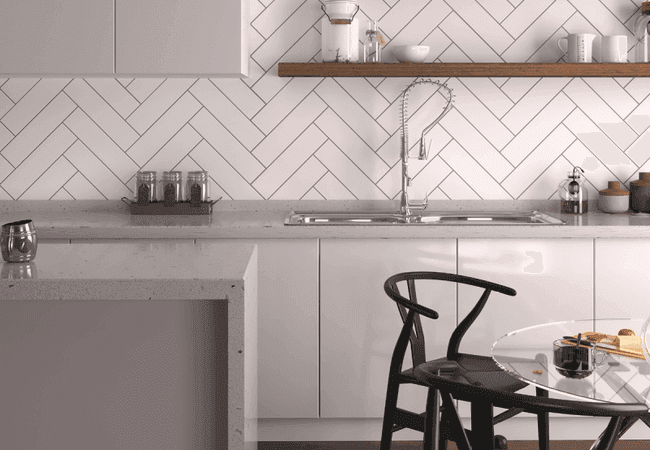 1867 Floors 1867 Tile – White flooring collection sample