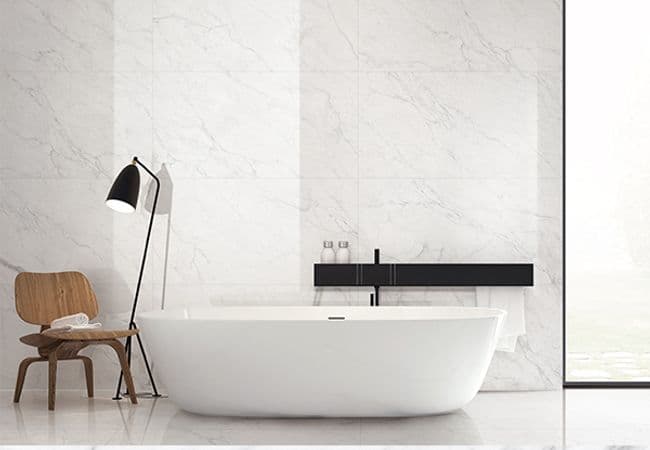 1867 Floors 1867 Tile Carrara flooring collection sample