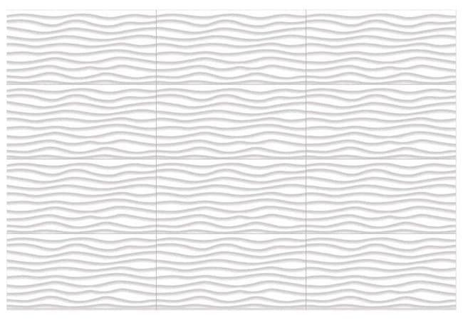 Anatolia Tile Linea White Porcelain 12 X 24 Oblique Rectified Glossy — Anatolia Tile & Stone