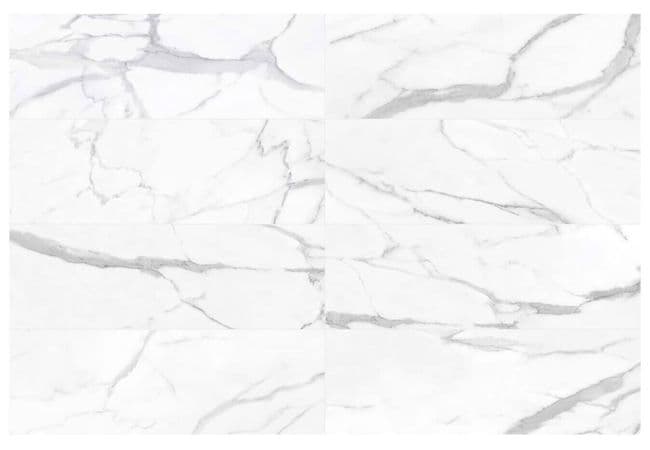 Anatolia Tile Raffino Statuario Valore Wall Porcelain 12 X 36 Rectified Matte — Anatolia Tile & Stone