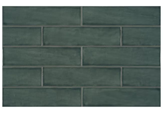 Anatolia Tile Teramoda Emerald Porcelain 3 X 12 In Pressed Glossy
