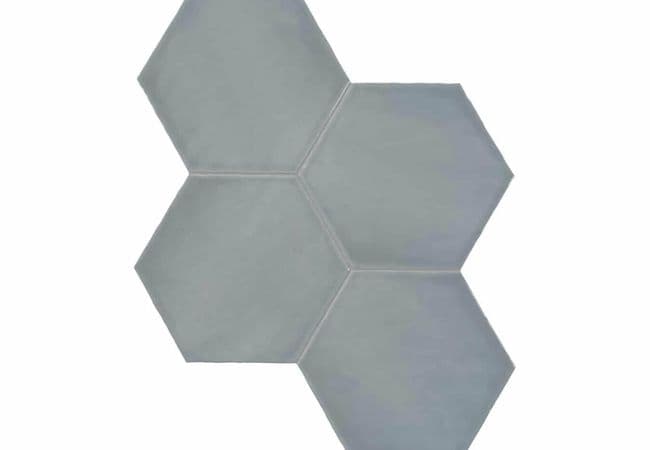 Anatolia Tile Teramoda Sterling Porcelain 6 In Hexagon Pressed Glossy — Anatolia Tile & Stone