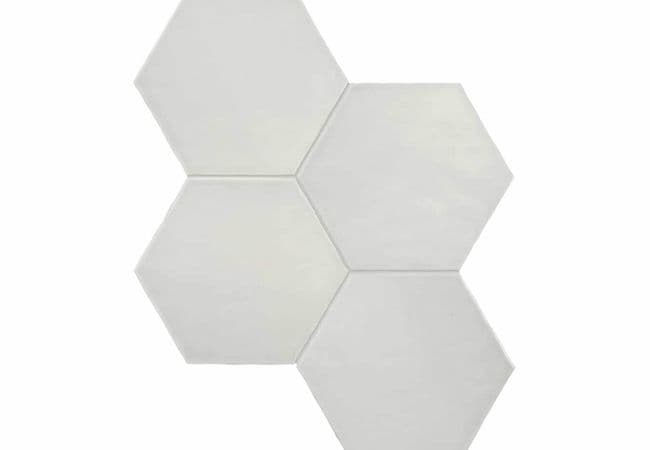 Anatolia Tile Teramoda Stone Porcelain 6 In Hexagon Pressed Glossy — Anatolia Tile & Stone