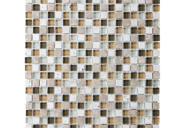 Anatolia Tile Bamboo Glass Stone 5/8 X 5/8 Mosaic — Anatolia Tile & Stone