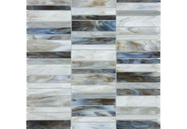 Anatolia Tile Baroque Alabastro Random Stacked Mosaic, Anatolia Tile & Stone