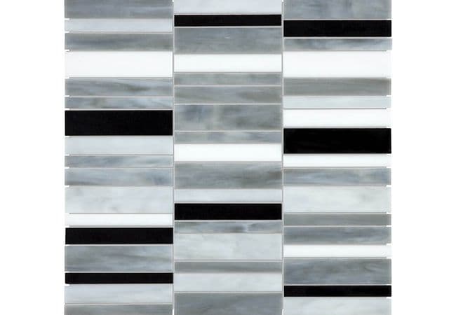 Anatolia Tile Baroque Arabescato Random Stacked Mosaic — Anatolia Tile & Stone
