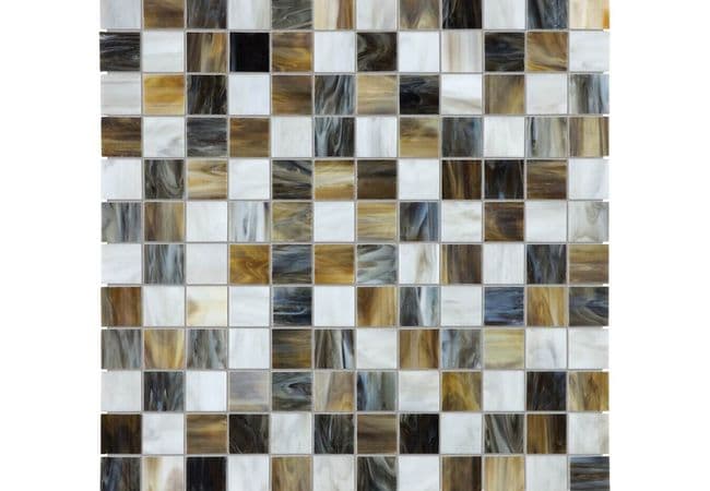 Anatolia Tile Baroque Corallo Stained 1 X 1 Mosaic, Anatolia Tile & Stone