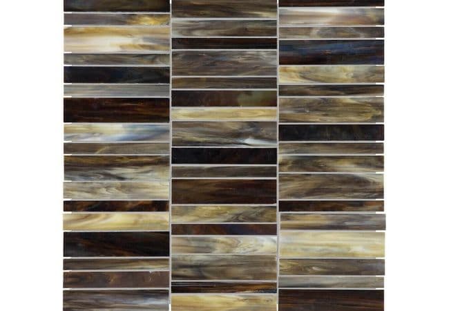 Anatolia Tile Baroque Paradiso Random Stacked Mosaic, Anatolia Tile & Stone