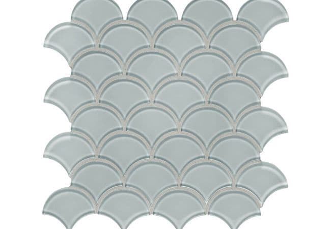 Anatolia Tile Element Cloud Scallop Mosaic, Anatolia Tile & Stone