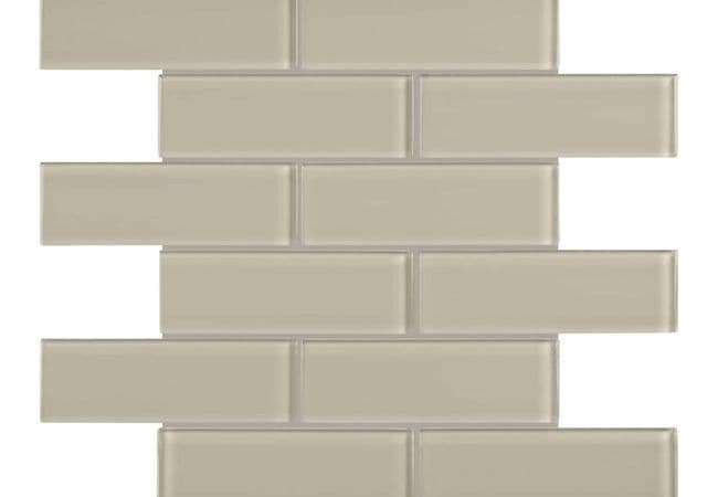Anatolia Tile Element Earth 2 X 6 Brick Mosaic, Anatolia Tile & Stone