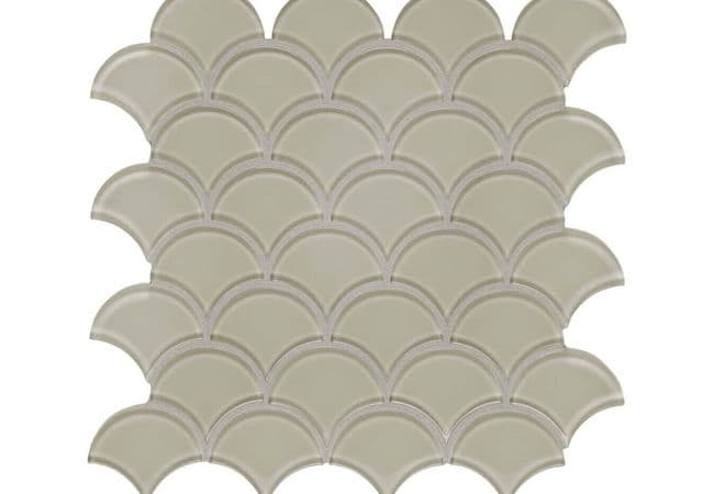 Anatolia Tile Element Earth Scallop Mosaic — Anatolia Tile & Stone