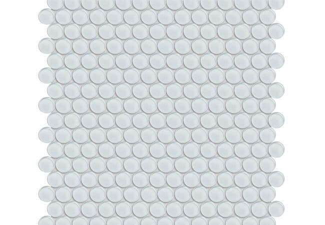 Anatolia Tile Element Ice Glass Penny Round Mosaic — Anatolia Tile & Stone