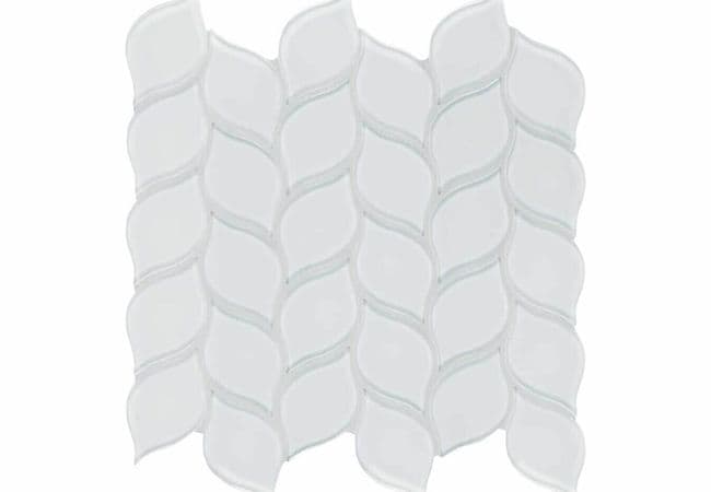 Anatolia Tile Element Ice Glass Petal Mosaic — Anatolia Tile & Stone