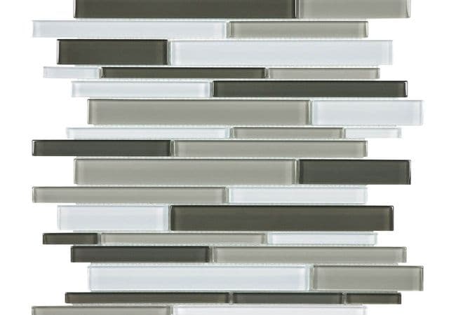 Anatolia Tile Element Mineral Blend Random Strip Mosaic — Anatolia Tile & Stone
