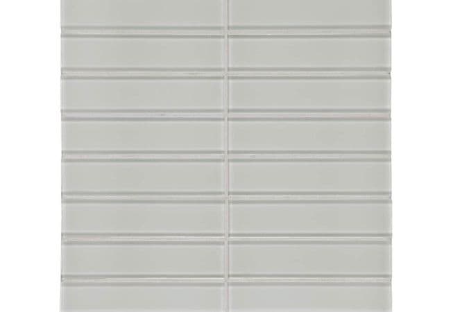 Anatolia Tile Element Mist Glass 1.5 X 6 Stacked Mosaic — Anatolia Tile & Stone