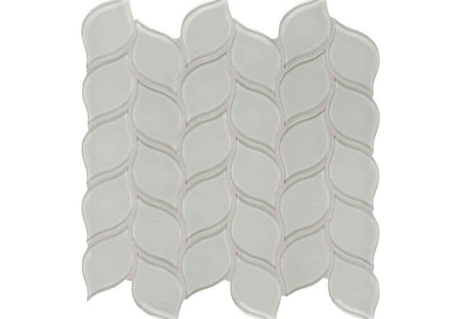 Anatolia Tile Element Mist Glass Petal Mosaic — Anatolia Tile & Stone