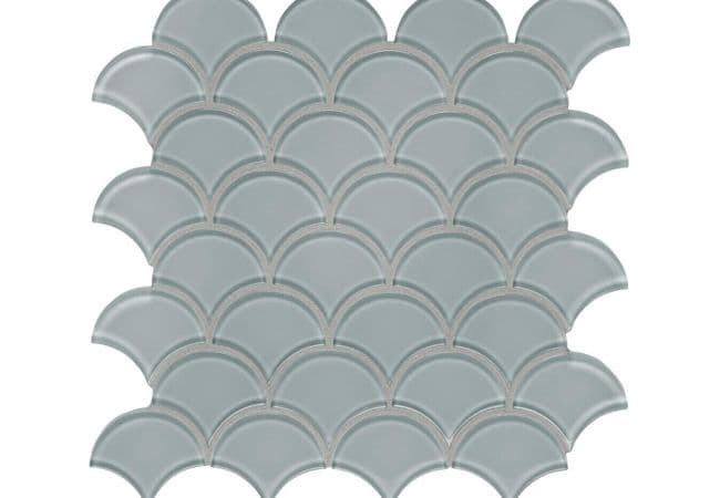 Anatolia Tile Element Shadow Scallop Mosaic, Anatolia Tile & Stone