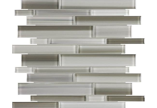 Anatolia Tile Fusion Clay Random Strip Mosaic — Anatolia Tile & Stone