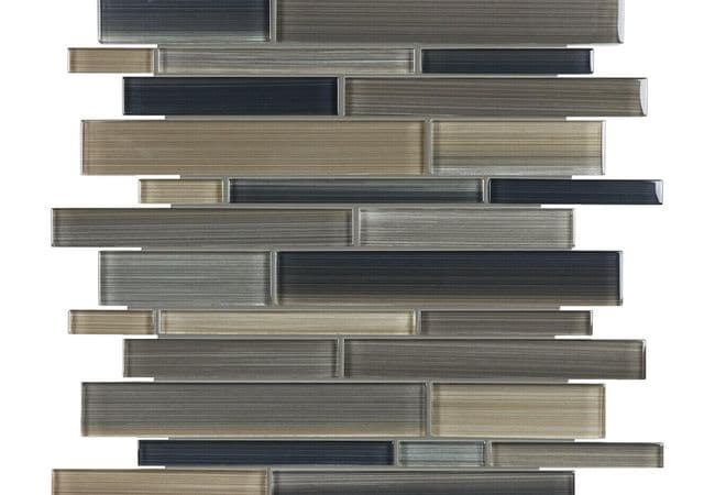 Anatolia Tile Fusion Rock Random Strip Mosaic — Anatolia Tile & Stone