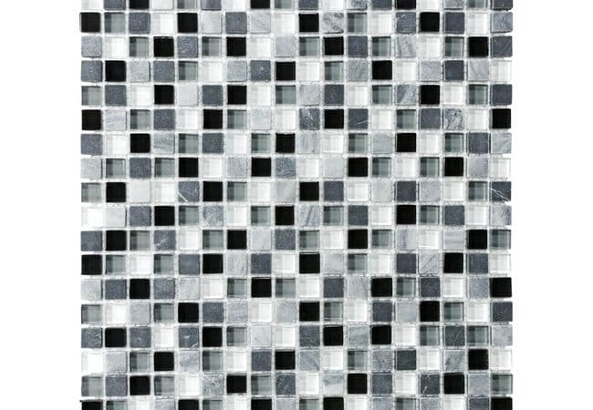 Anatolia Tile Midnight Glass Stone 5/8 X 5/8 Mosaic — Anatolia Tile & Stone