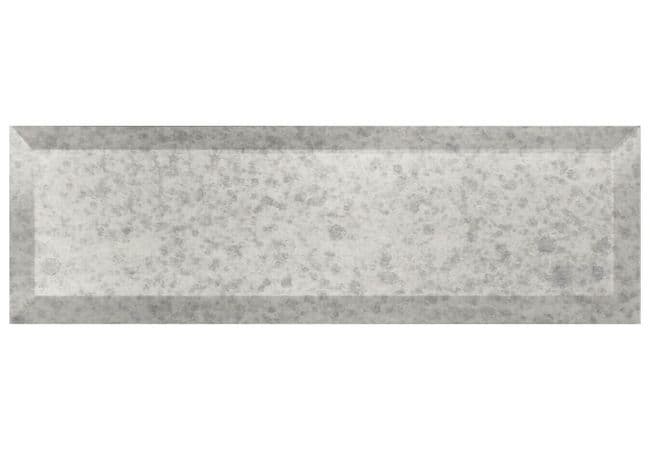 Anatolia Tile Obsidian Antique Silver Mirror Mosaics 3 X 9 Beveled Glossy — Anatolia Tile & Stone