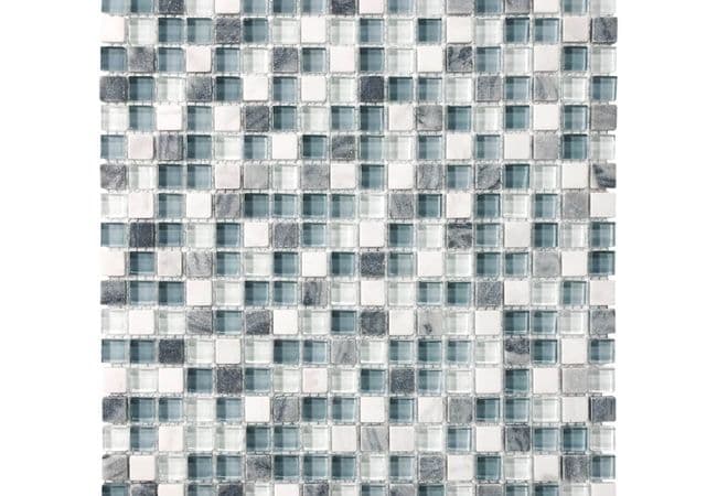 Anatolia Tile Waterfall Glass Stone 5/8 X 5/8 Mosaic — Anatolia Tile & Stone