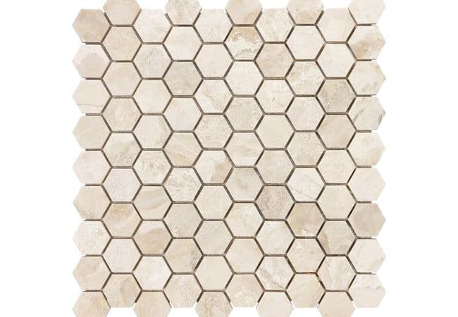 Anatolia Tile Impero Reale 1.25 Hexagon Mosaic Polished / Honed Marble, Anatolia Tile & Stone
