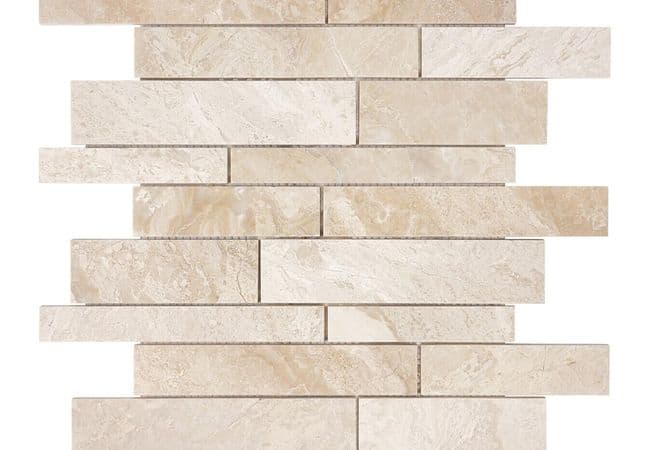 Anatolia Tile Impero Reale Random Strip Mosaic Polished / Honed Marble — Anatolia Tile & Stone