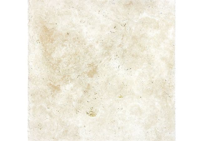 Anatolia Tile Ivory Travertine 16 x 16 Chiseled & Brushed Natural Stone — Anatolia Tile & Stone