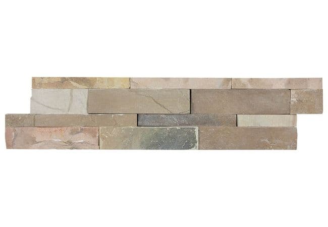 Anatolia Tile Ledgerstone African Dune 6 X 24 Mosaic — Anatolia Tile & Stone
