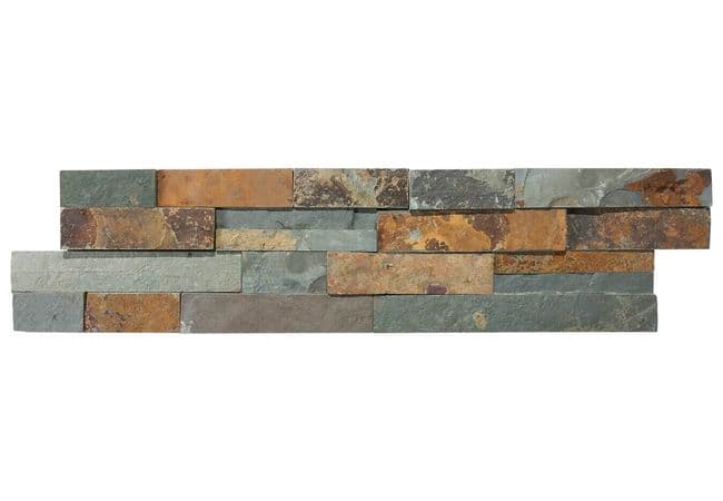 Anatolia Tile Ledgerstone Sierra 6 X 24 Mosaic — Anatolia Tile & Stone