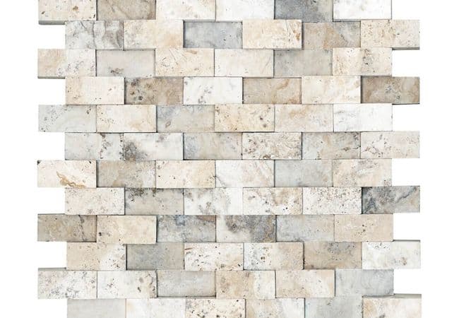 Anatolia Tile Picasso 1 x 2 Brick Mosaic Honed Natural Stone — Anatolia Tile & Stone