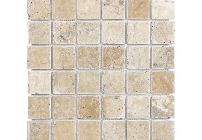 Anatolia Tile Picasso 2 x 2 Mosaic Tumbled Natural Stone — Anatolia Tile & Stone