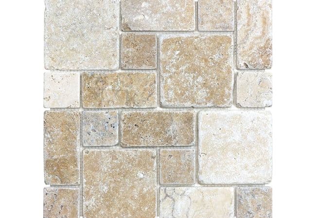 Anatolia Tile Picasso Roman Pattern Mosaic Tumbled Natural Stone — Anatolia Tile & Stone