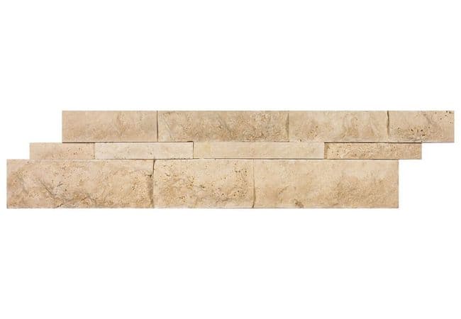 Anatolia Tile Siena Avorio 6 x 24 Wall Panel Split Face Natural Stone — Anatolia Tile & Stone