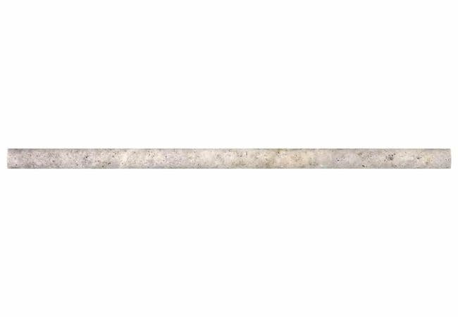 Anatolia Tile Silver Ash Travertine 5/8 x 12 Pencil Honed Natural Stone — Anatolia Tile & Stone