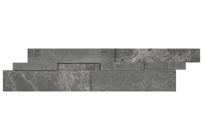 Anatolia Tile Stark Carbon Marble 6 x 24 Cubic Wall Panel Polished Natural Stone — Anatolia Tile & Stone
