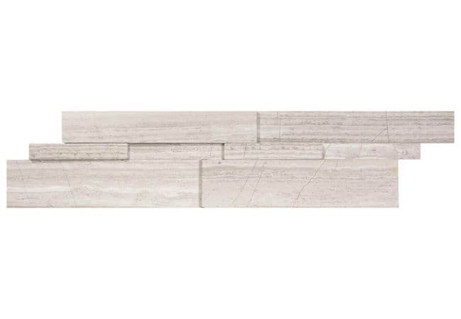 Anatolia Tile Strada Mist 6 x 24 Cubics Panel Honed Natural Stone — Anatolia Tile & Stone