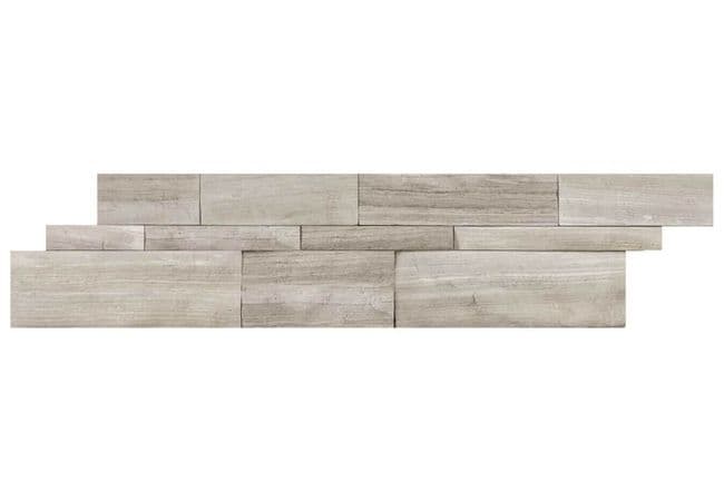 Anatolia Tile Strada Mist 6 x 24 Wall Panel Split Face Natural Stone — Anatolia Tile & Stone