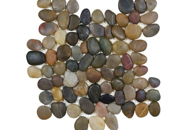 Anatolia Tile Zen Bora Wilderness Natural Pebble Mosaic Matte — Anatolia Tile & Stone