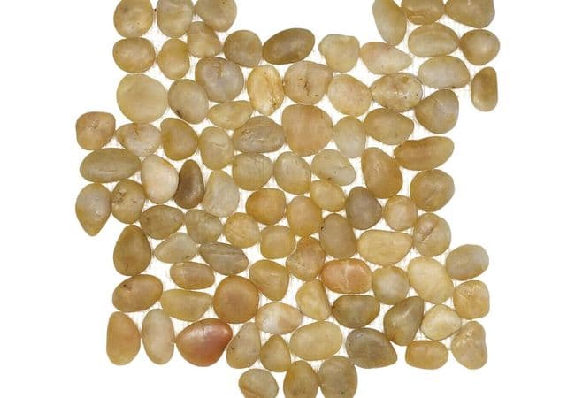 Anatolia Tile Zen Tonga Sunset Natural Pebble Mosaic Matte — Anatolia Tile & Stone