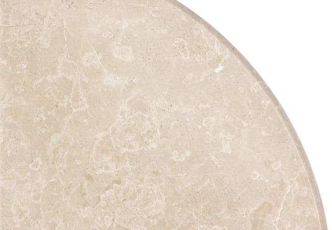Anatolia Tile Allure Crema Marble 9x9 Corner Shelf Polished 33 046 Honed 33 047, Anatolia Tile & Stone