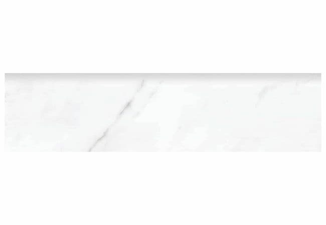 Anatolia Tile Altezza Carrara Porcelain 3 x 12 Bullnose Matte — Anatolia Tile & Stone