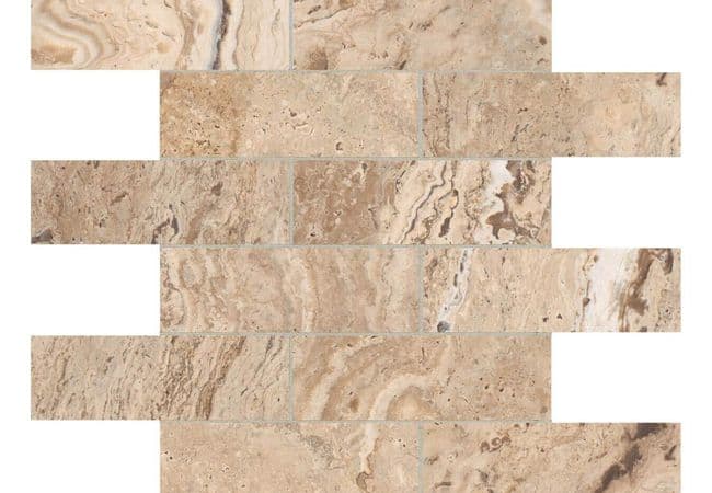 Anatolia Tile Antico Classic Porcelain 2 x 6 Brick Mosaic Matte — Anatolia Tile & Stone