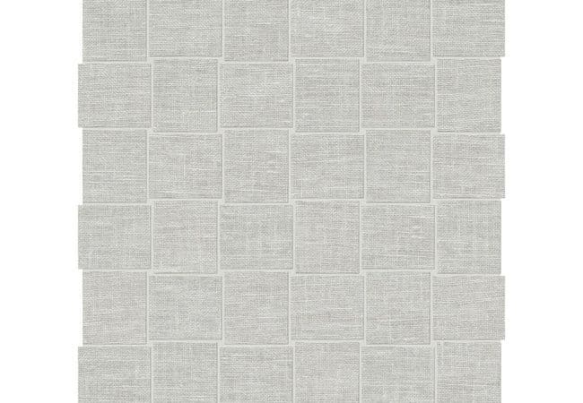 Anatolia Tile Belgian Linen Porcelain Mist 2 x 2 Basketweave Mosaic Matte — Anatolia Tile & Stone