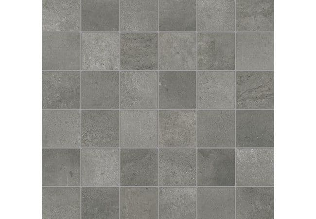 Anatolia Tile Ceraforge Titanium Porcelain 2 x 2 Mosaic Matte — Anatolia Tile & Stone
