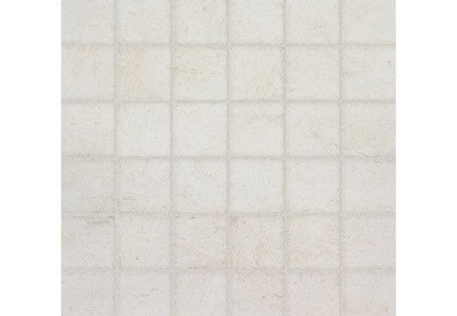 Anatolia Tile Cinq Cream Porcelain 2 x 2 Mosaic Matte, Anatolia Tile & Stone