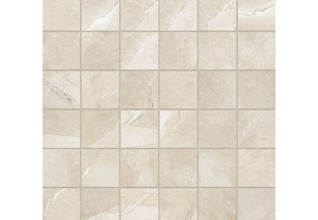 Anatolia Tile Classic Pulpis Ivory Porcelain 2 x 2 Mosaic Matte — Anatolia Tile & Stone